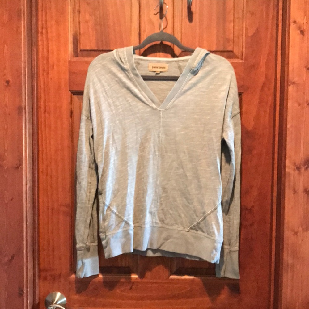 Pure & Simple grey hoodie